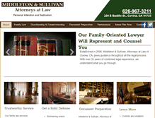 Tablet Screenshot of middletonandsullivan.net